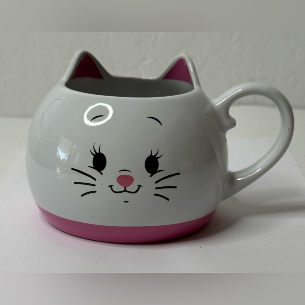 Disney Aristocats Marie Coffee Tea Cup‎ Mug Bonjour French Cat Lady Kitty 16oz.